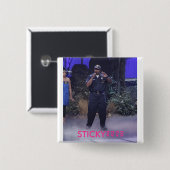 BADGE CARRÉ 5 CM COLLANT ? ? ? ? (Devant & derrière)