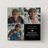 Badge Carré 5 Cm Collection photo moderne Garde-mémoire (Devant)