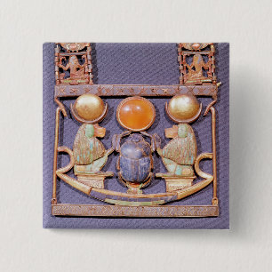 Badge Carré 5 Cm Collier de Soleil Levant, de tombe de