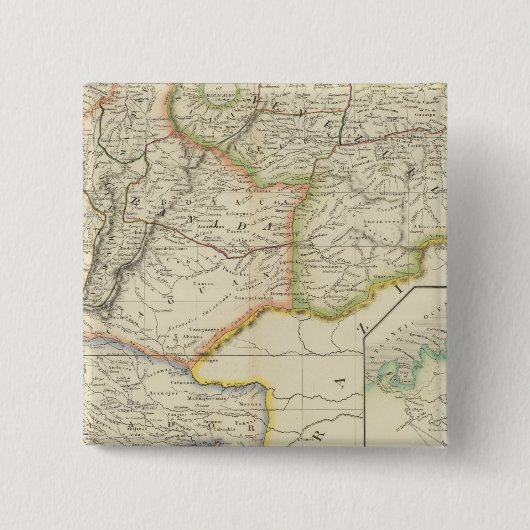 Badge Carré 5 Cm Colombie (Devant)