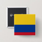 Badge Carré 5 Cm colombie (Devant & derrière)
