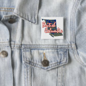 Badge Carré 5 Cm Colombie-Britannique (En situation)