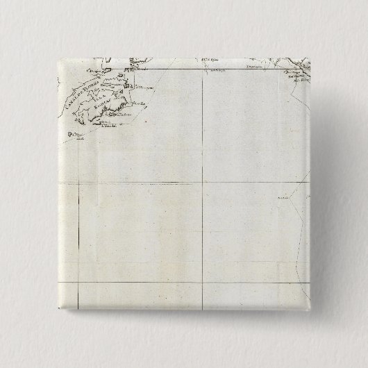 Badge Carré 5 Cm Colombie-Britannique, Alaska (Devant)