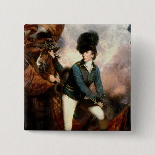 Badge Carré 5 Cm Colonel Banastre Tarleton 1782