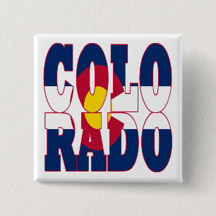 Badge Carré 5 Cm Colorado