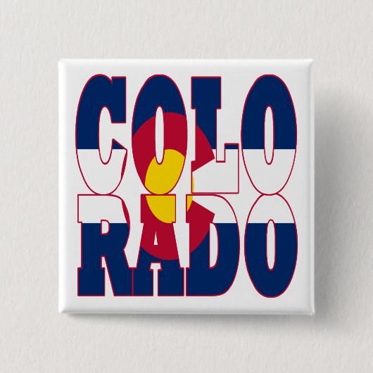 Badge Carré 5 Cm Colorado (Devant)