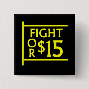 Badge Carré 5 Cm Combat pour $15