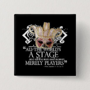 Badge Carré 5 Cm Comme Vous L'Aimez Citer