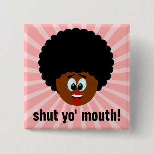 Badge Carré 5 Cm Comment suggérer poliment que quelqu'un parler