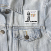 Badge Carré 5 Cm Comment utiliser une toge (instructions (En situation)