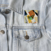 Badge Carré 5 Cm Compostion, 1921 (En situation)