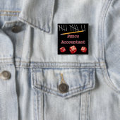 Badge Carré 5 Cm Comptable de Bunco (En situation)