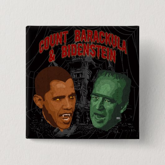 Badge Carré 5 Cm Compte Barackula et Bidenstein (Devant)