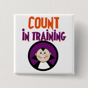 Badge Carré 5 Cm Compter dans l'entraînement des t-shirts et des ca