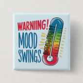 Badge Carré 5 Cm Compteur d'humeur (Devant)