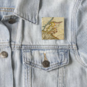 Badge Carré 5 Cm Comté 2 de North Inverness (En situation)