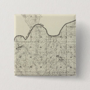 Badge Carré 5 Cm Comté de Fresno, Californie 28