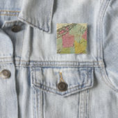 Badge Carré 5 Cm Comté de Jefferson (En situation)