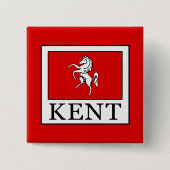 Badge Carré 5 Cm Comté de Kent (Devant)
