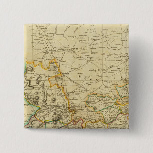 Badge Carré 5 Cm Comté de Roxburgh-Nord