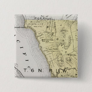 Badge Carré 5 Cm Comté de Sonoma, Californie 14