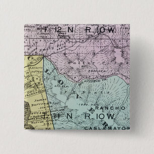 Badge Carré 5 Cm Comté de Sonoma, Californie 18