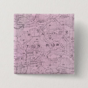 Badge Carré 5 Cm Comté de Sonoma, Californie 33