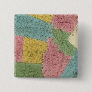 Badge Carré 5 Cm Comté de Sullivan