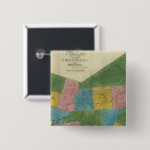 Badge Carré 5 Cm Comté d'Oneida (Devant & derrière)