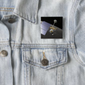 Badge Carré 5 Cm Concept de l'artiste 9 (En situation)