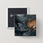 Badge Carré 5 Cm Concept de ville de Goblin - Voie (Devant & derrière)