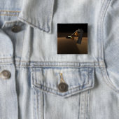 Badge Carré 5 Cm Concept pour Mars Volcanic Emission Life Scout (En situation)