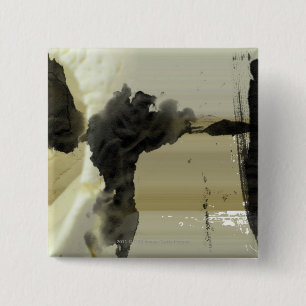 Badge Carré 5 Cm Conception abstraite et rayures