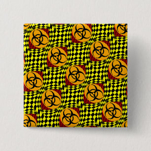 Badge Carré 5 Cm Conception bioaléatoire par Kenneth Yoncich