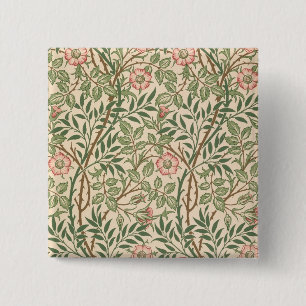 Badge Carré 5 Cm Conception "de Briar doux" pour le papier peint,