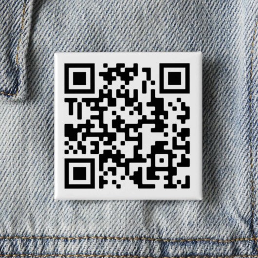 Badge Carré 5 Cm Conception de code QR portable