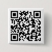 Badge Carré 5 Cm Conception de code QR portable (Devant)