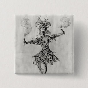 Badge Carré 5 Cm Conception de costume pour le ballet 'Medusa