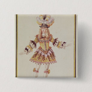 Badge Carré 5 Cm Conception de costume pour le danseur masculin,