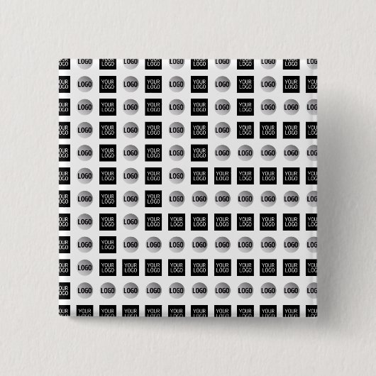 Badge Carré 5 Cm Conception du Motif du logo géométrique 2 (Devant)