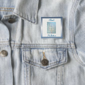 Badge Carré 5 Cm Conception holistique (En situation)
