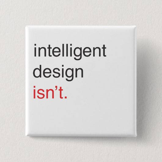 Badge Carré 5 Cm conception intelligente (Devant)