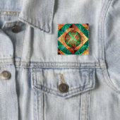 Badge Carré 5 Cm Conception polaire I (En situation)