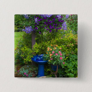 Badge Carré 5 Cm Conceptions de jardin dans notre Jardin Sammamish,