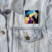 Badge Carré 5 Cm Concert de piano (En situation)