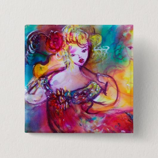 BADGE CARRÉ 5 CM CONCERT DE PRINTEMPS HARMONY TRIO (Devant)