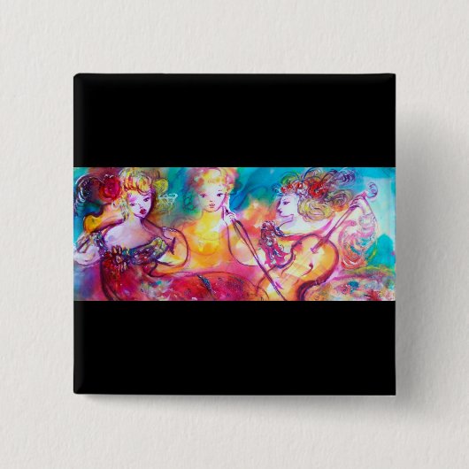 BADGE CARRÉ 5 CM CONCERT DE PRINTEMPS HARMONY TRIO (Devant)