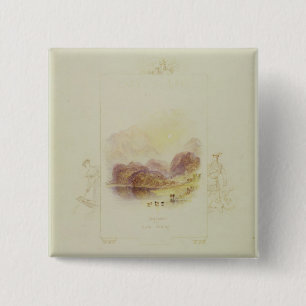 Badge Carré 5 Cm Concevez pour une illustration pour jeune homme de