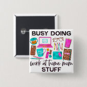 Badge Carré 5 Cm Concevez votre propre bouton d'épingle (Devant & derrière)