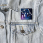 Badge Carré 5 Cm Concevez votre propre bouton d'épingle (En situation)